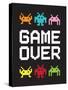 Game Over 1-Jennifer McCully-Stretched Canvas