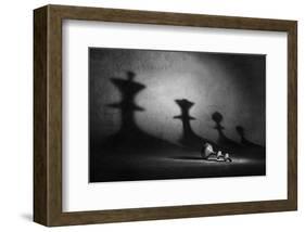 Game Over-null-Framed Art Print