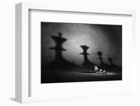 Game Over-null-Framed Art Print