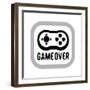 Game Over-Enrique Rodriguez Jr.-Framed Art Print