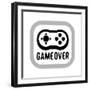 Game Over-Enrique Rodriguez Jr.-Framed Art Print