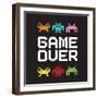 Game Over-Jennifer McCully-Framed Art Print