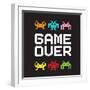 Game Over-Jennifer McCully-Framed Art Print