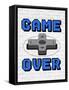 Game Over-Kimberly Allen-Framed Stretched Canvas