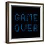 Game Over-Yass Naffas Designs-Framed Art Print