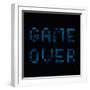 Game Over-Yass Naffas Designs-Framed Art Print