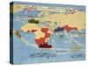 Game Play of Buy British, A New Map Game and An Exciting World Race, 1932-null-Stretched Canvas