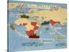 Game Play of Buy British, A New Map Game and An Exciting World Race, 1932-null-Stretched Canvas