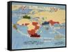 Game Play of Buy British, A New Map Game and An Exciting World Race, 1932-null-Framed Stretched Canvas