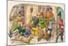 Game Ressembling Football in the Middle Ages-Pat Nicolle-Mounted Giclee Print