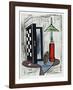 Game Table-Bernard Buffet-Framed Collectable Print