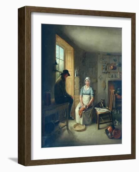 Gamekeeper and Cook-Sir David Wilkie-Framed Giclee Print