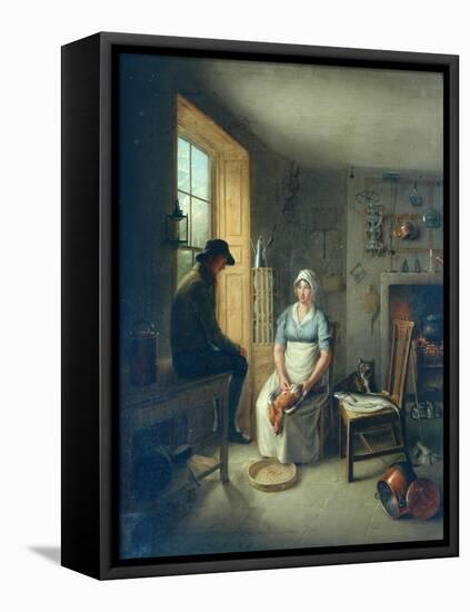 Gamekeeper and Cook-Sir David Wilkie-Framed Stretched Canvas
