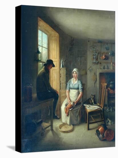 Gamekeeper and Cook-Sir David Wilkie-Stretched Canvas