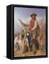 Gamekeeper with Dogs-Richard Ansdell-Framed Stretched Canvas