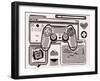 Gamepad  II-Melissa Wang-Framed Art Print