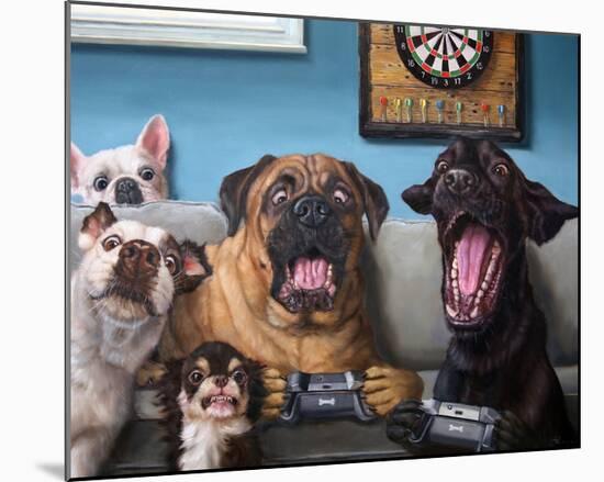 Gamers-Lucia Heffernan-Mounted Art Print