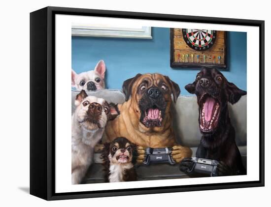 Gamers-Lucia Heffernan-Framed Stretched Canvas