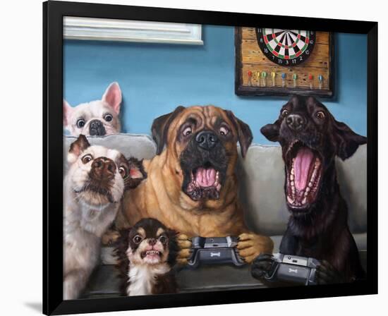 Gamers-Lucia Heffernan-Framed Art Print