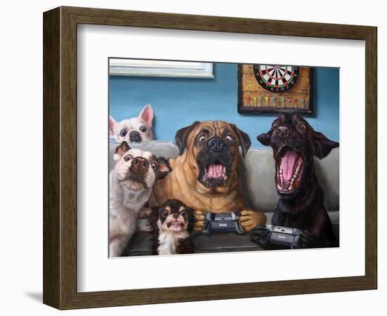 Gamers-Lucia Heffernan-Framed Art Print