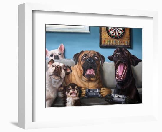 Gamers-Lucia Heffernan-Framed Art Print