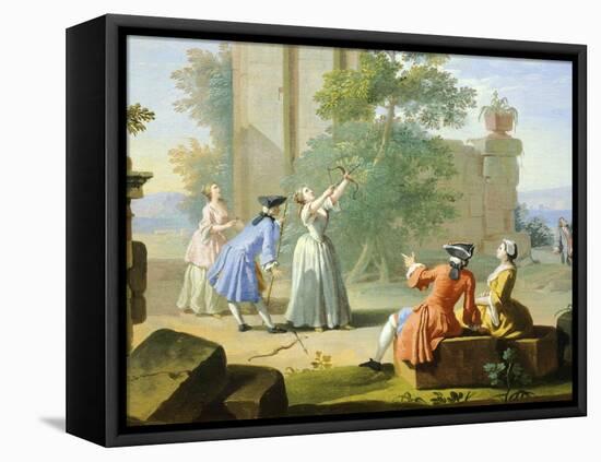 Games, Archery, 1751-1752-Giuseppe Zocchi-Framed Stretched Canvas