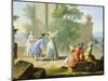 Games, Archery, 1751-1752-Giuseppe Zocchi-Mounted Giclee Print