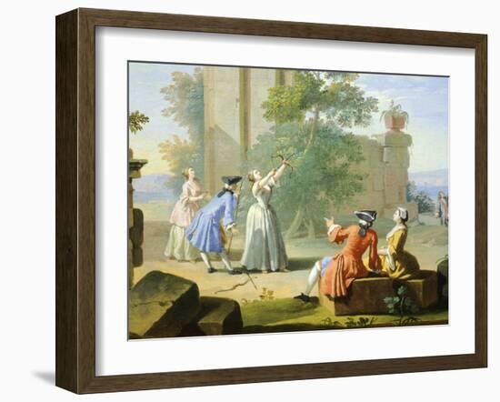 Games, Archery, 1751-1752-Giuseppe Zocchi-Framed Giclee Print