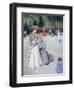 Games at Park-Federico Zandomeneghi-Framed Giclee Print