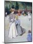 Games at Park-Federico Zandomeneghi-Mounted Giclee Print