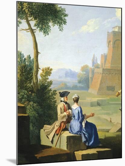 Games, Big Balloon, 1751-1752-Giuseppe Zocchi-Mounted Giclee Print