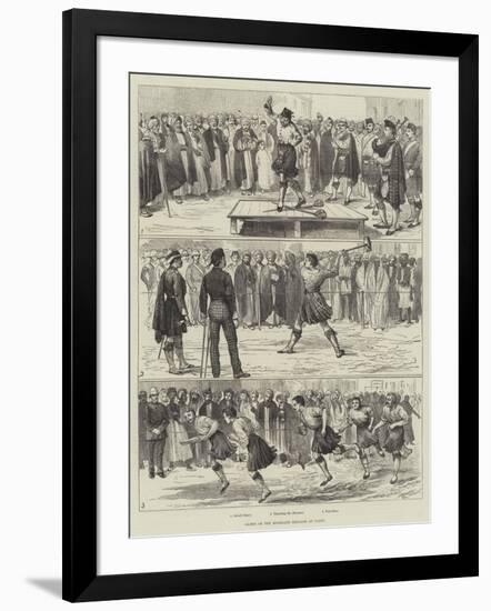 Games of the Highland Brigade at Cairo-Alfred Courbould-Framed Giclee Print