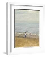 Games on the Beach-Alicia Grau-Framed Giclee Print