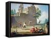 Games, Real Tennis, 1751-1752-Giuseppe Zocchi-Framed Stretched Canvas
