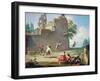 Games, Real Tennis, 1751-1752-Giuseppe Zocchi-Framed Giclee Print