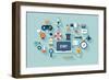 Gamification in Business-bloomua-Framed Art Print