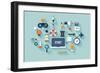 Gamification in Business-bloomua-Framed Art Print