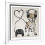 Gaming Chihuahua-Marcus Prime-Framed Art Print