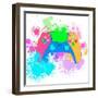 Gaming in Color-Daniela Santiago-Framed Art Print