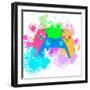 Gaming in Color-Daniela Santiago-Framed Art Print