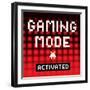 Gaming Mode Activated-Yass Naffas Designs-Framed Art Print