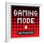 Gaming Mode Activated-Yass Naffas Designs-Framed Art Print