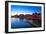 Gamla Stan and Riddarholmen w Spire of Riddarholmskyrkan (Riddarholmen Church), Stockholm, Sweden-Frank Fell-Framed Photographic Print