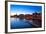 Gamla Stan and Riddarholmen w Spire of Riddarholmskyrkan (Riddarholmen Church), Stockholm, Sweden-Frank Fell-Framed Photographic Print