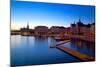 Gamla Stan and Riddarholmen w Spire of Riddarholmskyrkan (Riddarholmen Church), Stockholm, Sweden-Frank Fell-Mounted Photographic Print