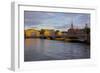 Gamla Stan and Riddarholmen w Spire of Riddarholmskyrkan (Riddarholmen Church), Stockholm, Sweden-Frank Fell-Framed Photographic Print