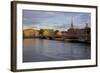 Gamla Stan and Riddarholmen w Spire of Riddarholmskyrkan (Riddarholmen Church), Stockholm, Sweden-Frank Fell-Framed Photographic Print