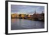 Gamla Stan and Riddarholmen w Spire of Riddarholmskyrkan (Riddarholmen Church), Stockholm, Sweden-Frank Fell-Framed Photographic Print