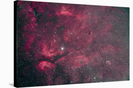 Gamma Cygni Nebulosity Complex with the Crescent Nebula-null-Stretched Canvas
