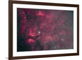 Gamma Cygni Nebulosity Complex with the Crescent Nebula-null-Framed Photographic Print